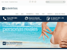 Tablet Screenshot of draferraro.com.ar
